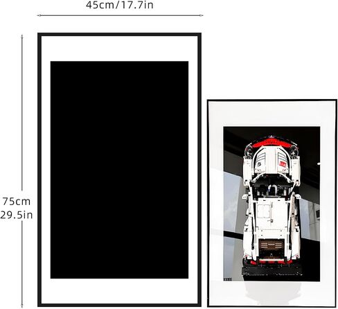 حامل جداري للعرض لـ Lego Bugatti Chiron 42083، لوحة حائط معدنية مزخرفة فريدة من نوعها لتركيب جدار سيارة Lego - هدايا مثالية لمحبي Lego، الحجم: 29.5 × 17.7 بوصة in Saudi Arabia