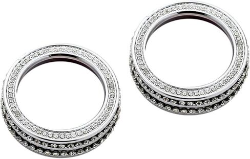 Fit for Audi A4 A5 Q5 S4 S5 2017-2024 Bling Accessories Air Conditioning knob Rhinestone Decorative Ring in Saudi Arabia