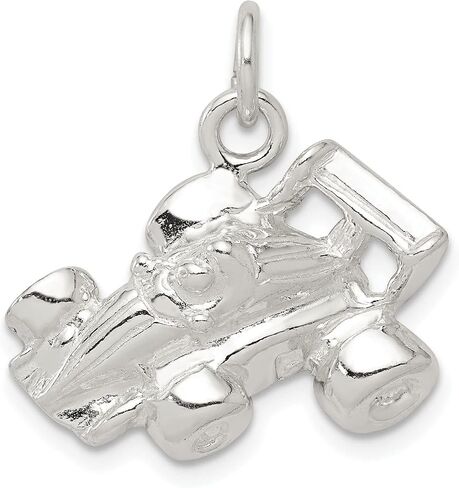 Sterling Silver Race Car Charm Formula 1 Racing Jewelry in Saudi Arabia