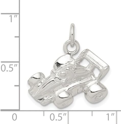 Sterling Silver Race Car Charm Formula 1 Racing Jewelry in Saudi Arabia