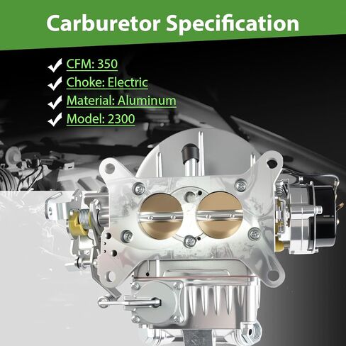 0-80350 Carburetor For Holley 2300 350CFM 2-barrel Carburetor Electric Choke in Saudi Arabia