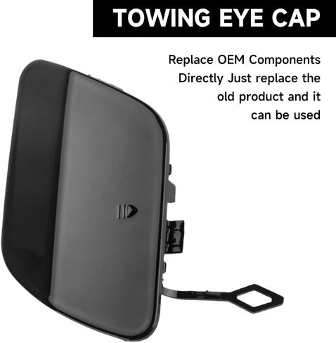 Rear Bumper Tow Hook Cover Cap for Mercedes Benz C-Class W205 2015-2020 | Durable and Sturdy | A2058850224 | Rear Tow Hook Eye Hole Cover Cap in Saudi Arabia