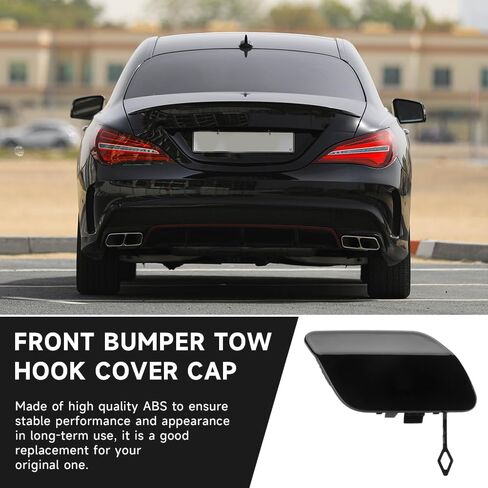 Rear Bumper Tow Hook Cover Cap for Mercedes Benz C-Class W205 2015-2020 | Durable and Sturdy | A2058850224 | Rear Tow Hook Eye Hole Cover Cap in Saudi Arabia