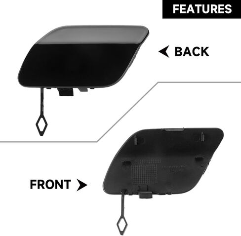 Rear Bumper Tow Hook Cover Cap for Mercedes Benz C-Class W205 2015-2020 | Durable and Sturdy | A2058850224 | Rear Tow Hook Eye Hole Cover Cap in Saudi Arabia
