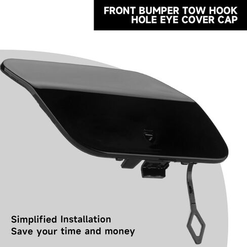 Rear Bumper Tow Hook Cover Cap for Mercedes Benz C-Class W205 2015-2020 | Durable and Sturdy | A2058850224 | Rear Tow Hook Eye Hole Cover Cap in Saudi Arabia
