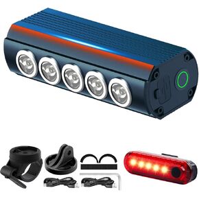 Bright Bike Light 360 Lumen Bicycle Lights with 4 Light Modes Rechargeable Bicycle Headlight Waterproof Bicycle Front Light for Adult Kid Mountain Road Commuter Bike Cycling in Kuwait