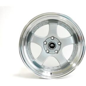 MT07 17x9.0 5x114.3 20 ET 73.1 CB فضي مع عجلة واحدة/حافة مشطوفة بواسطة MST in Kuwait