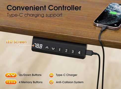 إطار مكتب واقف، إطار مكتب كهربائي بارتفاع قابل للتعديل وأرجل طاولة للجلوس وإطار مكتب، محرك مزدوج مريح وقاعدة مكتب واقفة، إطار فقط، أسود in Kuwait