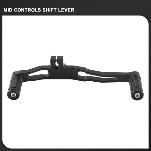 Mid Controls Shift Lever Heel Toe Shifter Pegs for Harley 1991-2017 Dyna FXD Fat Bob Low Rider Street Bob Wide Glide Super Glide with Mid-Control (Black riot) in Saudi Arabia