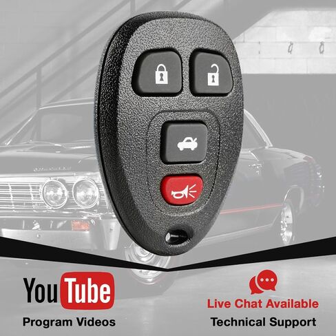 USARemote مفتاح فوب استبدال ل2004 2005 2006 2007 2008 2009 2010 2011 2012 بويك شيفروليه بونتياك زحل 4-زر دخول بدون مفتاح عن بعد 22733523 KOBGT04A (2-حزمة) in Saudi Arabia