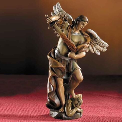 Needzo St. Michael Archangel Statue, Catholic Home Decorations, Religious Collectible Gifts, 4 Inches in Saudi Arabia