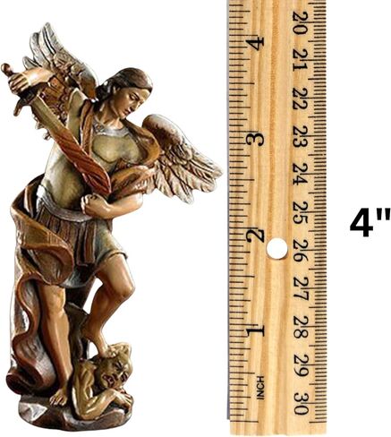 Needzo St. Michael Archangel Statue, Catholic Home Decorations, Religious Collectible Gifts, 4 Inches in Saudi Arabia
