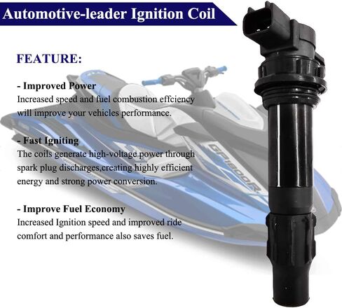 4Pcs 6D3-82310-01-00 Ignition Coils for Yamah-a Waverunner FX 1000 05-08, FX 1100 04-15, AR/SX 210 1100 10-15, 212 SS,X 2010 6B6‑82310‑00‑00, 6D3‑82310‑00‑00, FAT1100 in Saudi Arabia