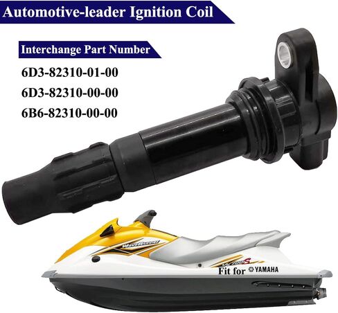 4Pcs 6D3-82310-01-00 Ignition Coils for Yamah-a Waverunner FX 1000 05-08, FX 1100 04-15, AR/SX 210 1100 10-15, 212 SS,X 2010 6B6‑82310‑00‑00, 6D3‑82310‑00‑00, FAT1100 in Saudi Arabia