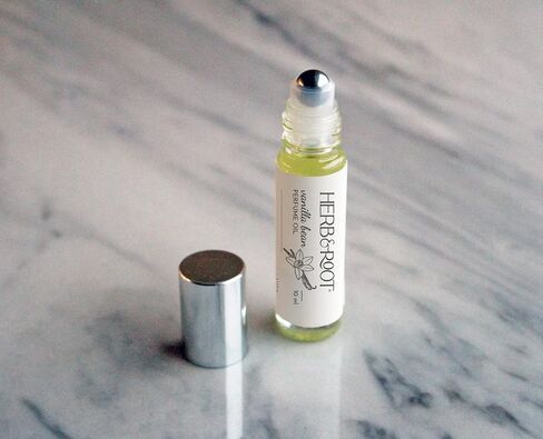 Herb & Root Vanilla Perfume Oil Rollerball: Hypoallergenic, Vegan, Unisex Fragrance - Travel Size Roll On Perfume for Men & Women, Aromatic and Clean Scent (Vanilla Bean) in Kuwait