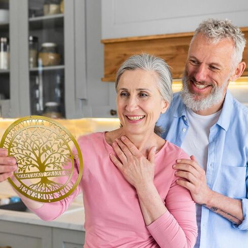 12'' 50th Anniversary Wedding Gifts for Couple, Parents, Friends,Happy 50th Anniversary Wedding Gifts, Golden Anniversary Decorations in Saudi Arabia