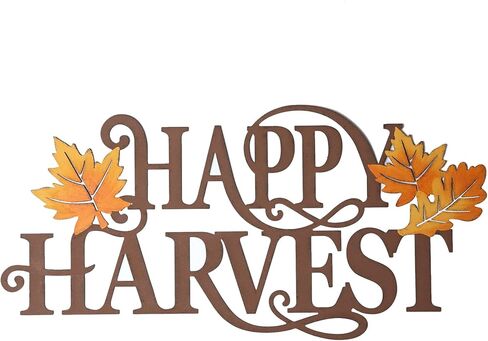 لافتة معدنية Happy Halloween من Glitzhome - ديكور للحائط وديكور للفناء الخارجي للمنزل المسكون، 23.9411.22 بوصة in Saudi Arabia