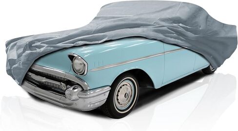 5 Layer Car Cover for Oldsmobile 88 1954 1955 Sedan 4-Door, Semi Custom Fit Full Coverage Pollution, Dust, Sun, Snow, Rain, Hail All Weather Protection, Breathable in Saudi Arabia