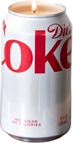 Diet Cola Soda Can Candle, Cola Scent, Diet cola Merch, Gift for Birthday or Holiday, Unique Gift for Diet cola soda Lover, Hand Poured Soy Wax in Saudi Arabia