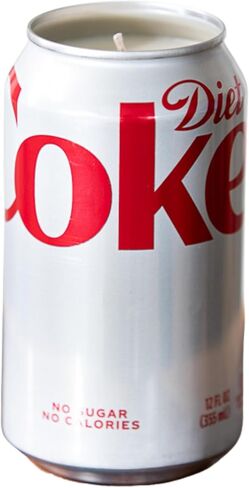 Diet Cola Soda Can Candle, Cola Scent, Diet cola Merch, Gift for Birthday or Holiday, Unique Gift for Diet cola soda Lover, Hand Poured Soy Wax in Saudi Arabia