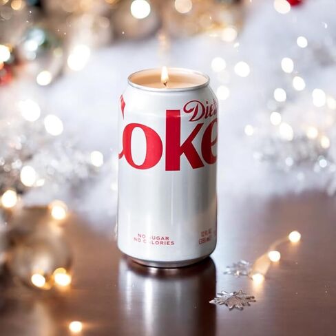 Diet Cola Soda Can Candle, Cola Scent, Diet cola Merch, Gift for Birthday or Holiday, Unique Gift for Diet cola soda Lover, Hand Poured Soy Wax in Saudi Arabia