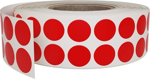 Royal Green Dot Stickers Roll (11/16 inch) Inventory Labels 17mm in Green - 1220 Pack in Saudi Arabia