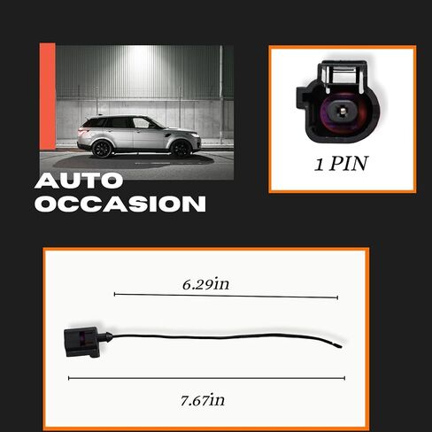 Oil Pressure Sensor Connector with 7.67'' 1 Pin Wiring Harness 1J0 973 081 Compatible with 1998-2016 Audi Volkswagen in Saudi Arabia