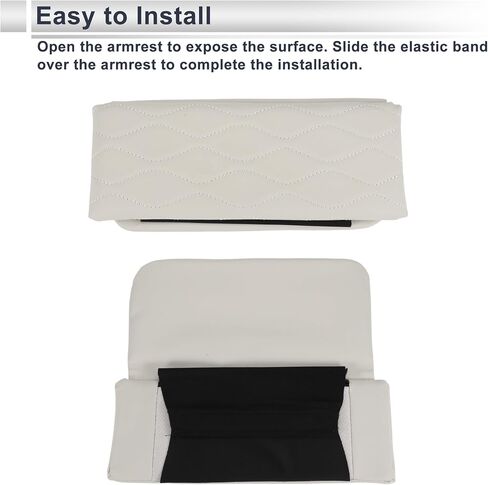 Car Center Console Cover with Storage Bag for Mercedes-Benz GLE 350 2020-2025 Beige 1 Set in Saudi Arabia