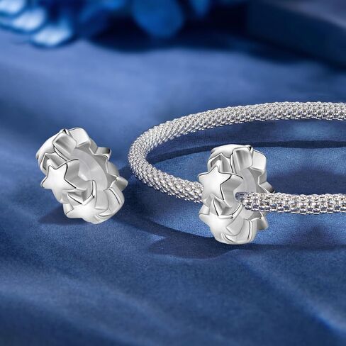 سحر سلسلة نجمة القمر من MADEONE لسحر سوار سحر فضي للأساور والقلائد، هدايا للنساء in Kuwait