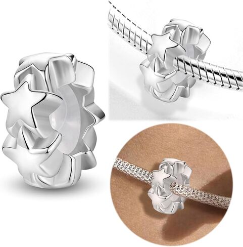 سحر سلسلة نجمة القمر من MADEONE لسحر سوار سحر فضي للأساور والقلائد، هدايا للنساء in Kuwait