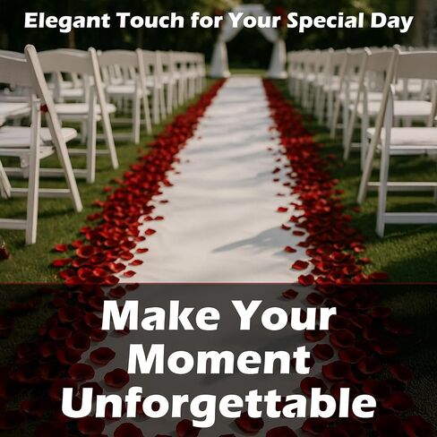 Choobly 2200 PCS Dark Red Silk Rose Petals for Romantic Night,Wedding,Proposal Anniversary Flower Decorations in Saudi Arabia