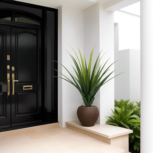 3FT Artificial Agave Plant – Realistic Faux Spiked Agave Plants,Weatherproof for Indoor Décor, Perfect for Home, Office, Garden & Hotel in Kuwait