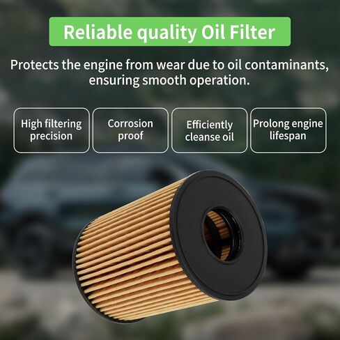 26350-2S000 فلاتر زيت مع أختام تناسب Hyun dai S anta Cruz 2.5L 2022، S anta Fe 2021-2022، Tuc son 2.5L 2022، Kia S orento 2.5L Engine 2021-2022 يستبدل 263502S000 PG99527EX، عبوتان in Saudi Arabia
