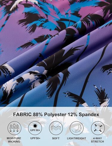 APTRO Men's Polo Shirts Short Sleeve Moisture Wicking Fashion Print Hawaiian Golf Shirts for Men in Kuwait