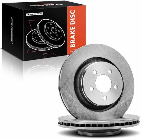 A-Premium 13.07 inch (332mm) Front Vented Disc Brake Rotors Compatible with Select Jeep, Dodge models - Liberty 2008-2012, Nitro 2008-2011, 2-PC Set in Saudi Arabia