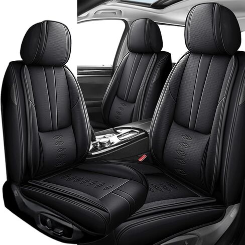 Front Set Leather Seat Covers for Lincoln Blackwood 2002,Breathable and Waterproof Faux Leather Automotive Seat Cushion Covers,Full Wrapping Edge Car Seat Cover(Beige,2PCS) in Saudi Arabia