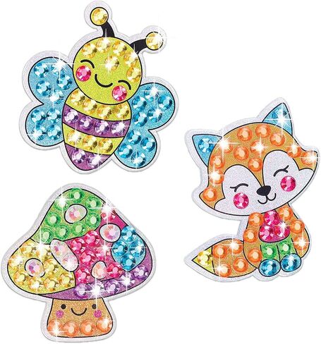 Creativity for Kids Bubble Gem Art: Pearl Pals, Disco Party Craft Kits, Arts and Crafts for Kids Ages 6-8+, Kids Toys and Unicorn Gifts for Girls, DIY Diamond Painting Kits for Kids in Kuwait