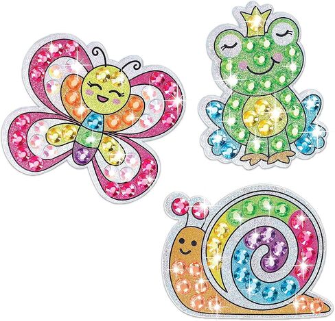 Creativity for Kids Bubble Gem Art: Pearl Pals, Disco Party Craft Kits, Arts and Crafts for Kids Ages 6-8+, Kids Toys and Unicorn Gifts for Girls, DIY Diamond Painting Kits for Kids in Kuwait