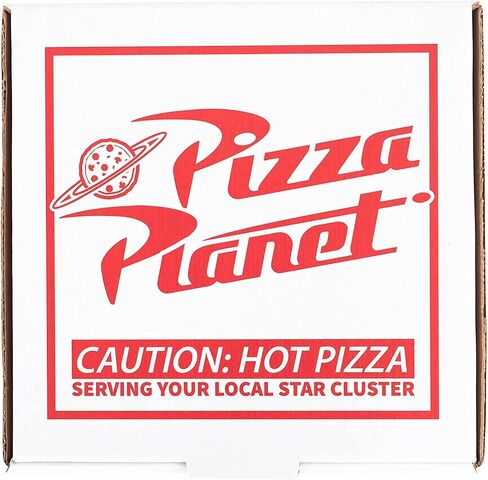 Toy Story Pizza Planet Shirt and Delivery Box Costume Set - Mens Toy Story T-Shirt, Red in Saudi Arabia