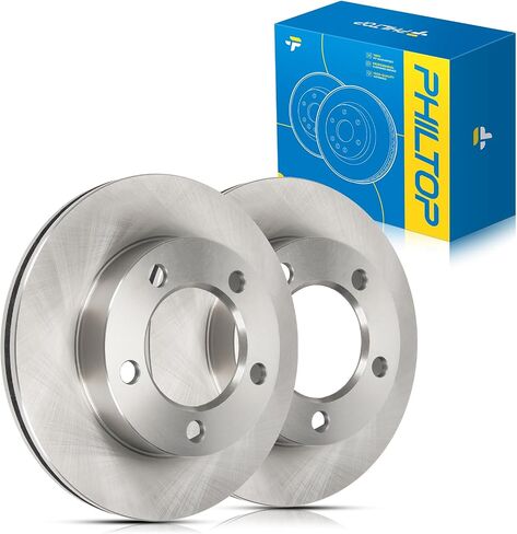 PHILTOP 11.71 inch（297.6 mm） Front Vented Disc Brake Rotors Compatible with Ford F150 1994-1996, 2-PC Set replace # 54020 in Saudi Arabia