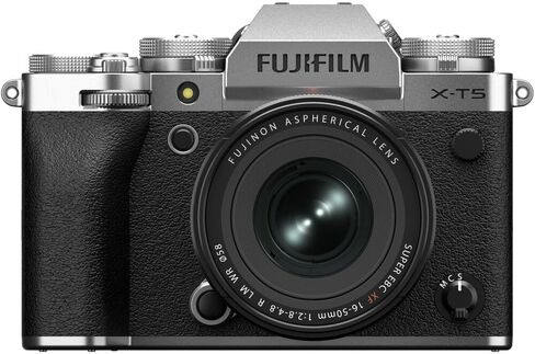 كاميرا Fujifilm X-T5 Professional Compact Digital Mirrorless مع حزمة XF 16-50 مم F/2.8-4.8 عدسة (أسود) مع بطاقة ذاكرة SDXC 64GB IH-II + كيس السفر وعدسة العدسة in Kuwait