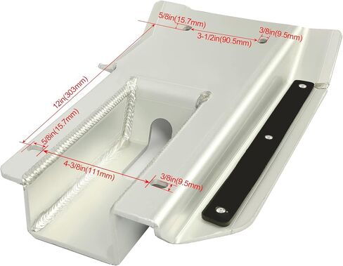 KUAFU Swing Arm Skid Plate Compatible with 1999-2014 Honda TRX 400EX 400X ATV Skid Plate Guards in Saudi Arabia