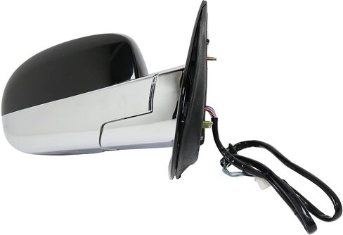 مرايا جانبية مدفأة كهربائيًا من Garage-Pro لسيارة كاديلاك إسكاليد ESV 2007-2014، جانب راكب السائق، طية كهربائية، ضوء إشارة، ذاكرة، مصباح بركة، كروم، بدون شاشة النقطة العمياء in Saudi Arabia