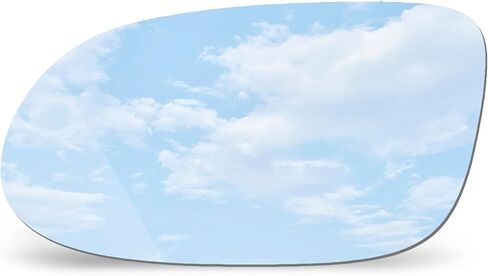 TOEMIRR Mirror Glass Driver Left Side fit for 1998-2009 Mercedes-Benz CLK320 CLK350 CLK430 CLK550 SL500 SL55 AMG SL600 SLK230 SLK32 AMG SLK320 with Adhesive Flat No Backing Plate in Saudi Arabia