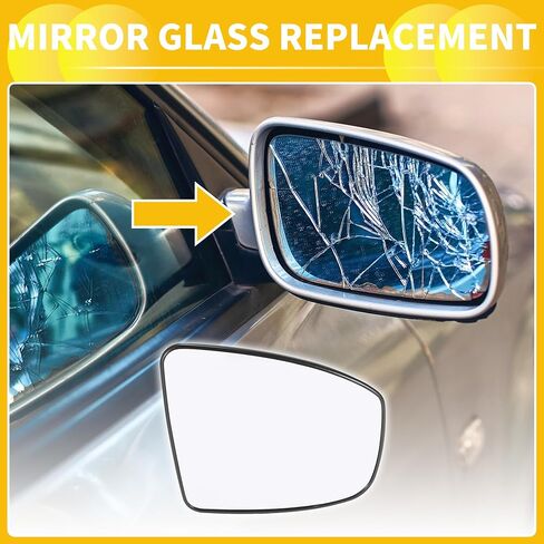 for Nissan Murano 09-14 Car Rearview Passenger Right Side Heated Mirror Glass Replacement W/Backing Plate in Saudi Arabia