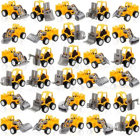 Sosation 12 Pcs Mini Construction Party Favor Vehicle Bulk, Full Set in Saudi Arabia