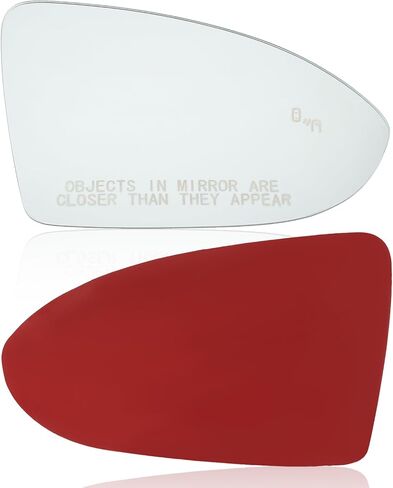 5G0857522N Blind Spot Passthrough Mirror Glass with Full Size Adhesive Passenger Side View Right RH Compatible with Volkswagen Golf Jetta GTI in Saudi Arabia