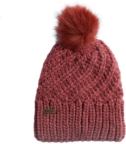 أغطية الرأس من الفحم قبعة Maizy Pom Beanie - نسيج مكتنز، بلوزة بوم، دافئة، قبعة للرجال والنساء - كاجوال للشتاء في الهواء الطلق in Kuwait