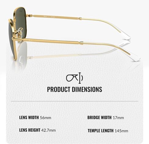 Ray-Ban RB3733 Pilot Shaped Sunglasses for Men & Women with Official RAYBAN Eyewear Kit in Saudi Arabia