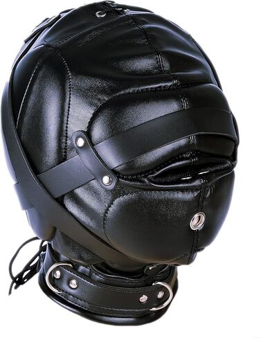 Unleash Your Style: Reinforced Black Soft PU Head Hood for Headgear Lovers in Saudi Arabia
